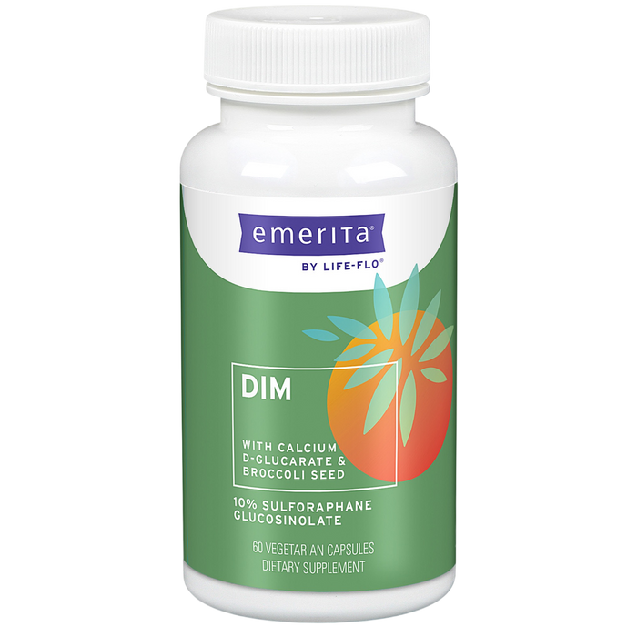 DIM with Calcium D-Glucarate 60 Capsules by Emerita