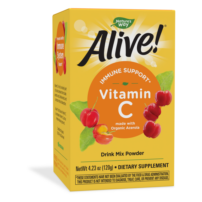 Alive!® Vitamin C Powder 120 gms by Nature's Way — Blue Sky Vitamin