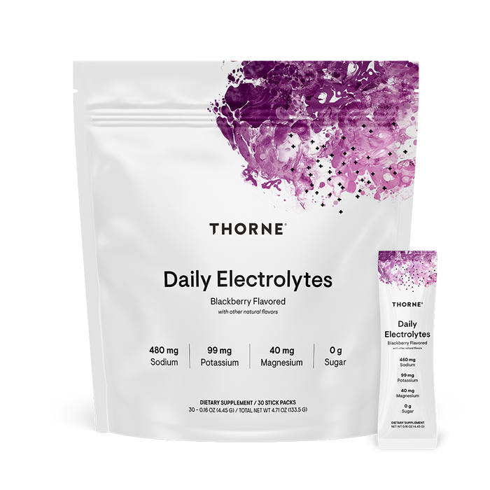 Daily Electrolytes Stick, 30 packs, Blackberry by Thorne