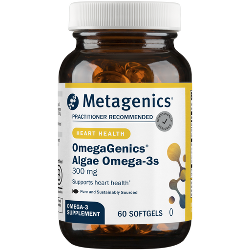 Metagenics, OmegaGenics Algae Omega-3s 300 mg 60 Softgels