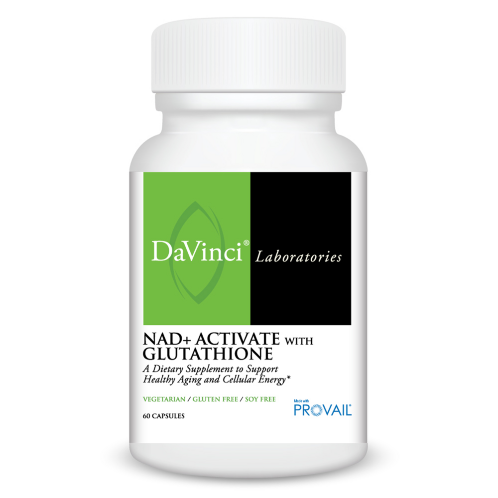 nad+ activate with glutathione NAD+ Activate with Glutathione 60 caps by DaVinci Labs