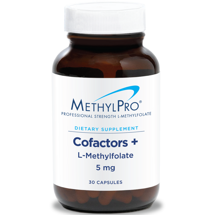 L-Methylfolate 5 mg + Cofactors 30 Capsules by MethylPro