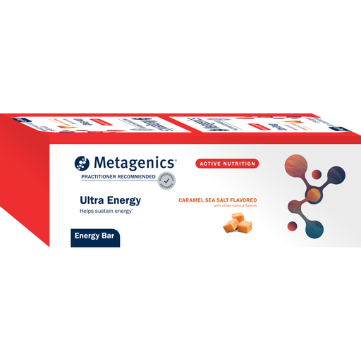 Metagenics, Ultra Energy Bar Caramel Sea Salt 12 Bars