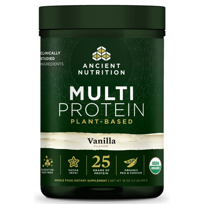 Ancient Nutrition, Multi Protein Plant-Based 15 servings Vanilla
