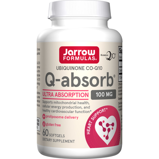 Jarrow Formulas, Q-Absorb Co-Q10 100 mg 60 softgels