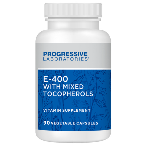 Progressive Labs, E-400 with Mixed Tocopherols 90 capsules