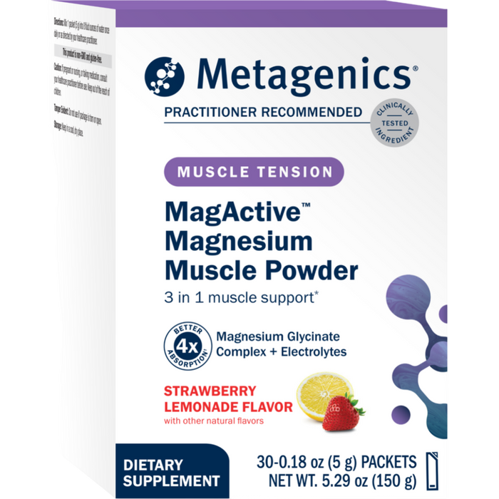 MagActive Magnesium Muscle Powder 30 stick packs by Metagenics