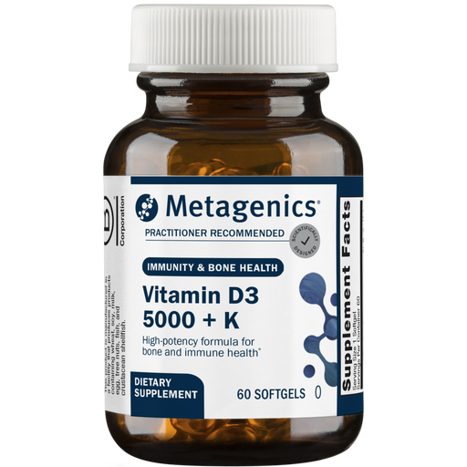 Metagenics, Vitamin D3 5000 + K 60 Softgels