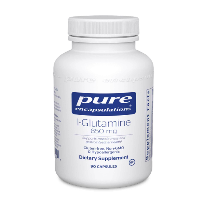 Pure Encapsulations, L-Glutamine 850 mg 90 capsules