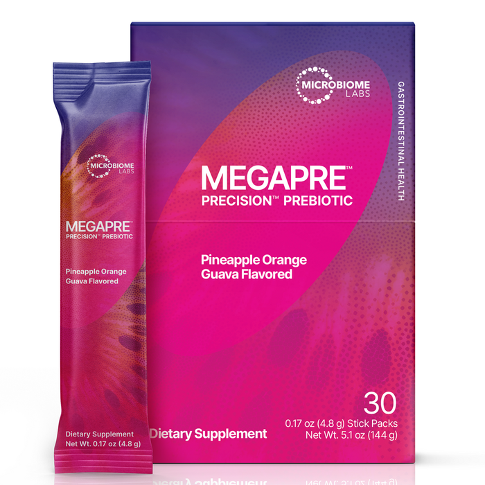 Microbiome Labs, MegaPre Powder 30 Stick Packs