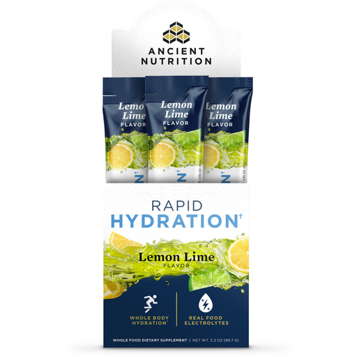 Ancient Nutrition, Rapid Hydration 15 packets Lemon Lime
