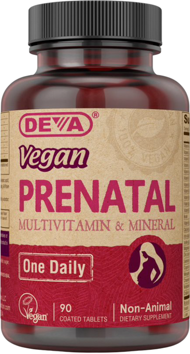 Vegan Prenatal Multivitamin 90 Tablets by Deva Nutrition