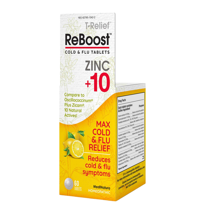 ReBoost Cold & Flu Lemon 60 Tablets by MediNatura
