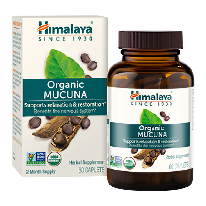 Organic Mucuna 60 Caplets by Himalaya Wellness