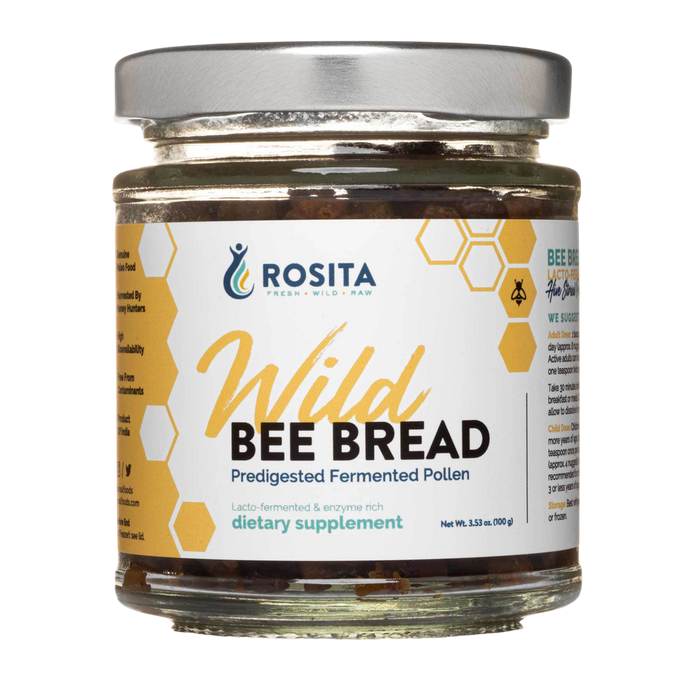 Wild Bee Bread 100 g By Rosita Real Foods