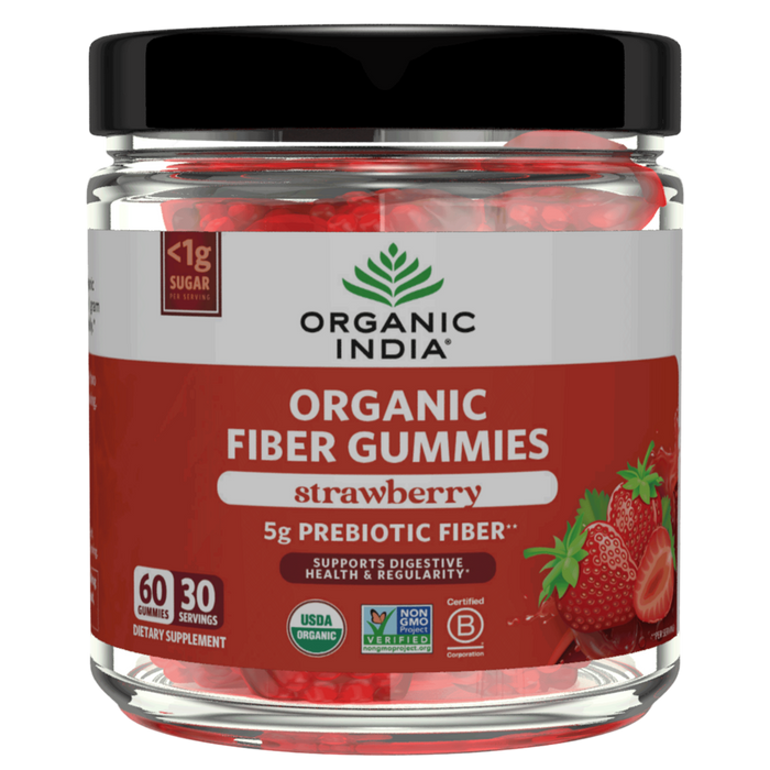 Organic-Fiber-Strawberry-60-gummies-Organic-India