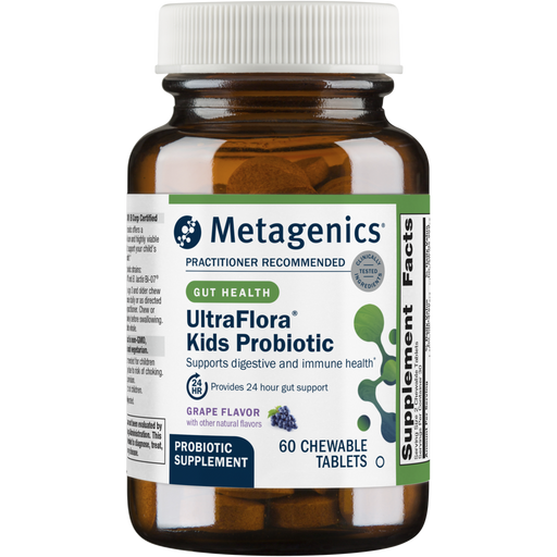 Metagenics, UltraFlora Kids Probiotic 60 chewable tablets