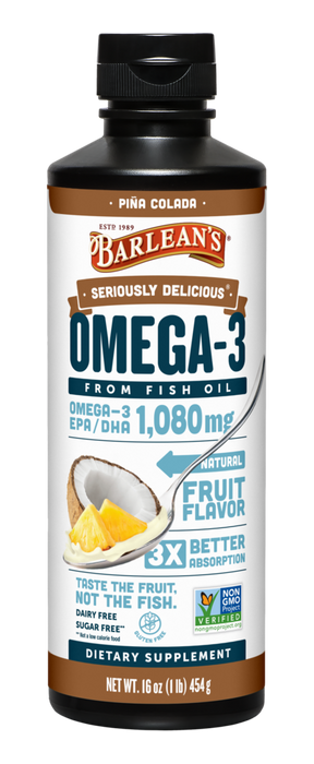 Seriously Delicious Omega-3 from Fish Oil by Barlean's Organic Oils