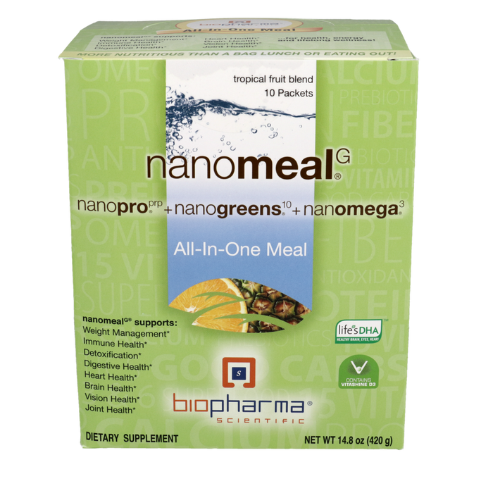 BioPharma Scientific, NanoMeal Tropical Blend 10 packets