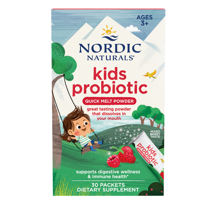 Kids Probiotic Quick Melt Powder 30 packets by Nordic Naturals
