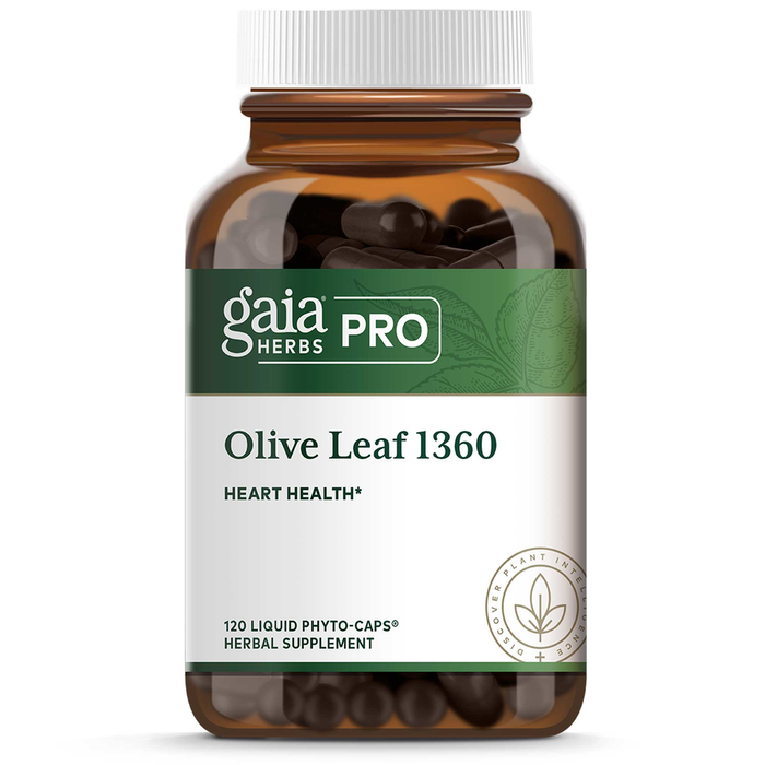 Gaia Herbs PRO, Olive Leaf 1360 120 liquid phyto-caps