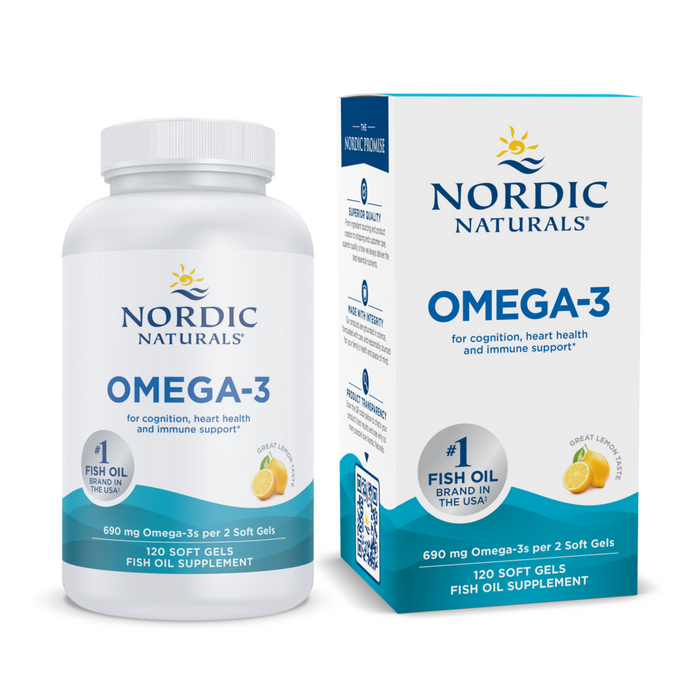 Nordic Naturals, Omega-3 120 softgels