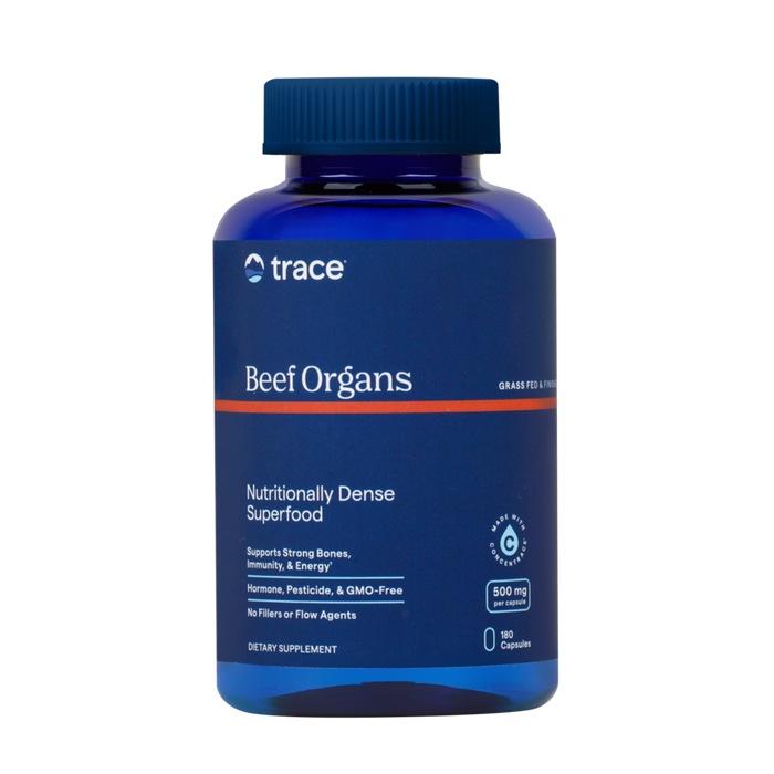 Trace Minerals Research, Beef Organs 180 capsules