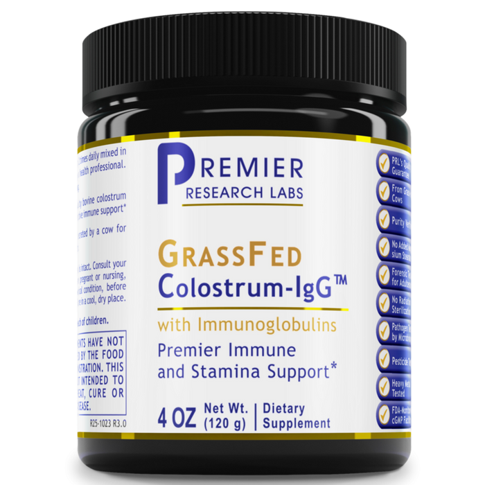 GrassFed Colostrum-IgG 4 oz by Premier Research Labs