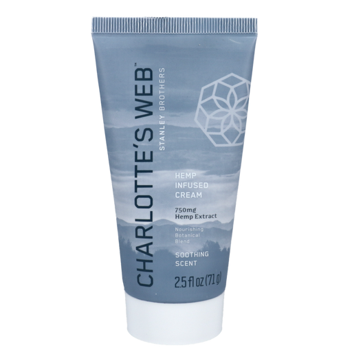 Charlotte's Web, Hemp Infused Cream with CBD 750 mg 2.5 oz.