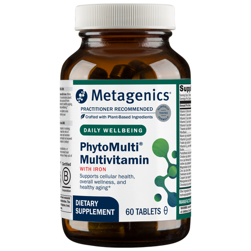 Metagenics, PhytoMulti Multivitamin with Iron 60 Tablets