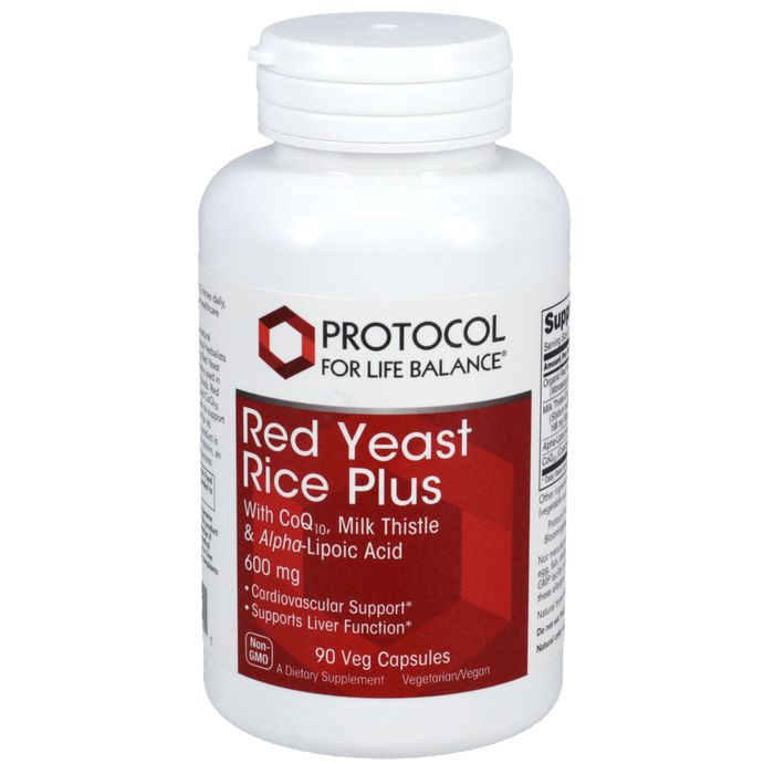 Protocol for Life Balance, Red Yeast Rice Plus 600 mg 90 capsules
