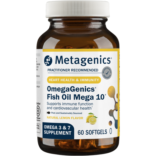 Metagenics, OmegaGenics Fish Oil Mega 10 60 Softgels