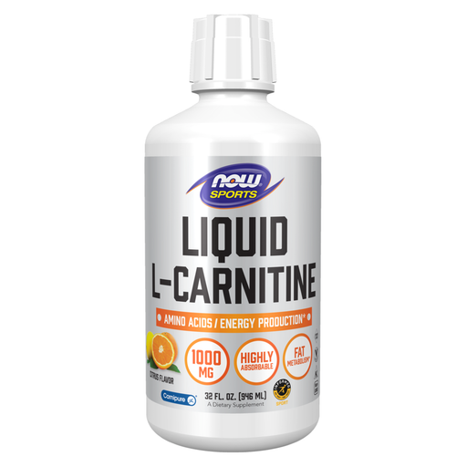 NOW, Liquid L-Carnitine 1000 mg Citrus 16 fl oz