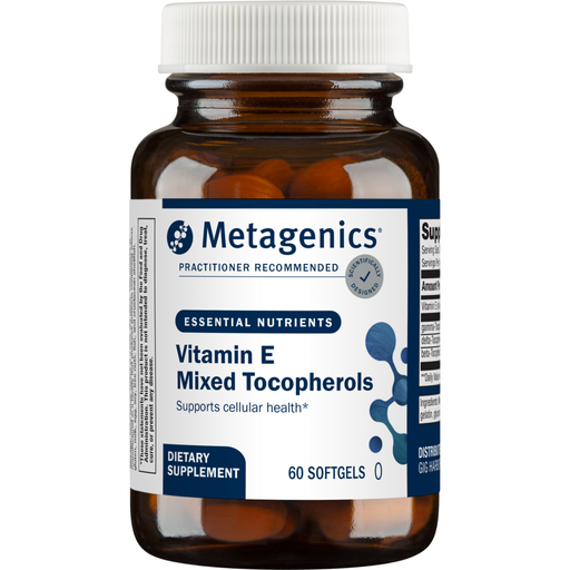 Metagenics, Vitamin E Mixed Tocopherols 60 Softgels