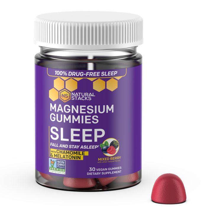 Sleep Magnesium Gummies 30 Gummies by Natural Stacks