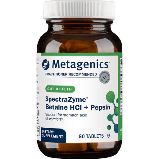 Metagenics, SpectraZyme Betaine HCI + Pepsin 90 tablets