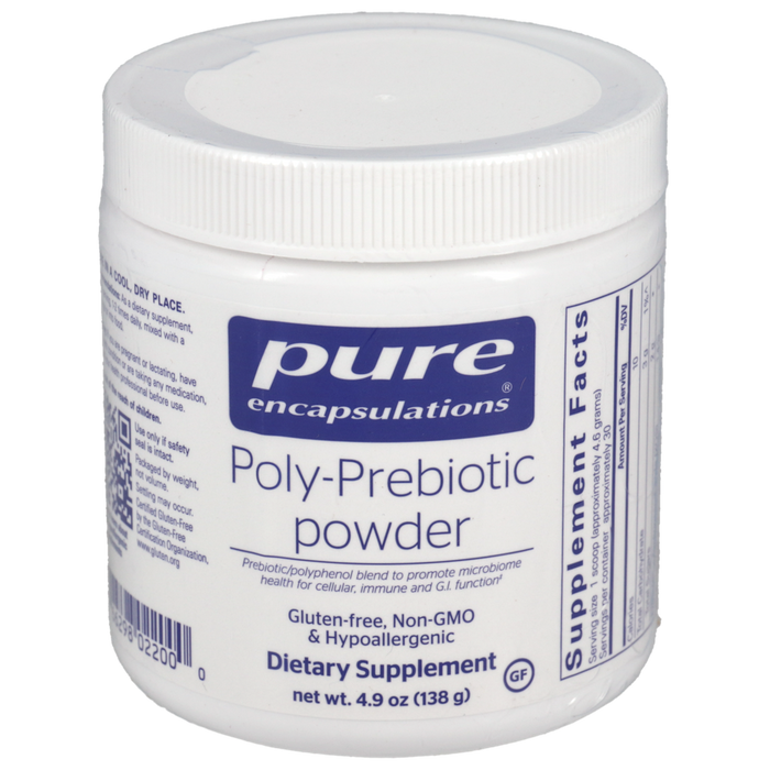 Pure Encapsulations, Poly-Prebiotic powder 30 servings