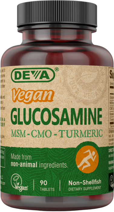 Vegan Glucosamine/SM/CMO 90 Tablets by Deva Nutrition