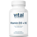 Vital Nutrients, Vitamin D3 + K2 120 caps