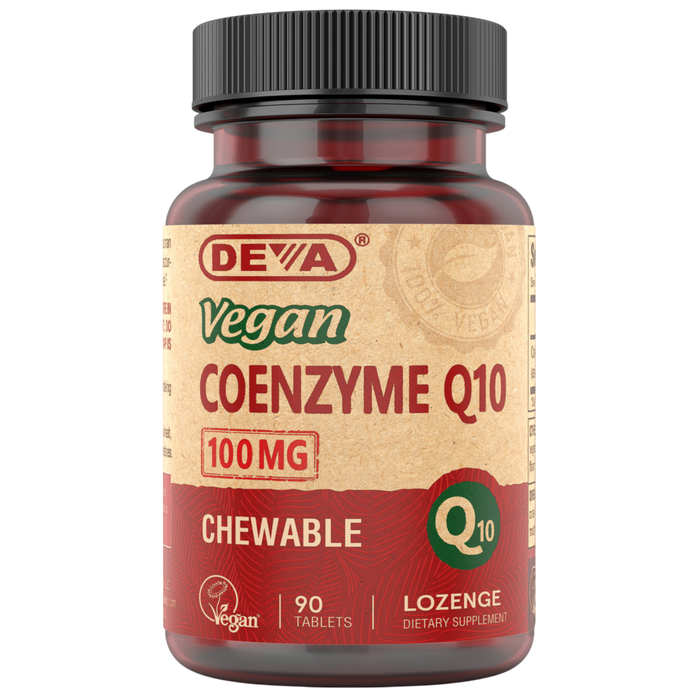 Vegan Coenzyme Q10 100mg 90 Tablets by Deva Nutrition