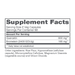 Quercetin with Bromelain 120 caps Supplement Facts Label