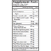 ACF Immune Support 496 mL Supplement Facts Label