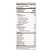Organic Golden Flax Seed 16 oz Nutrition Facts Label