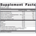 Lipo-Gen 270 tablets Supplement Facts Label