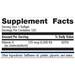 Vitamin D3 5000 120 softgels Supplement Facts Label