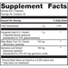 Supplement Facts label for Fenugreek Plus 60 Capsules by Metagenics