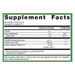UltraFlora Fiber, Prebiotic & Probiotic 30 servings Supplement Facts Label