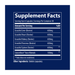 Beef Organs 180 capsules Supplement Facts Label