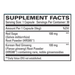 Healthy Circulation 30 capsules Supplement Facts Label