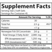 Maximum Omega 2000 90 softgels Supplement Facts Label